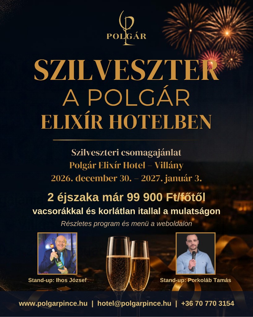 Szilveszter a Polgár Elixír Hotelben